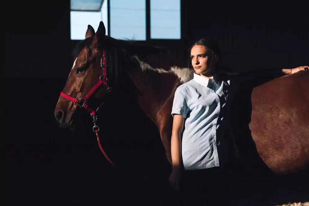 team of horseback riding experts