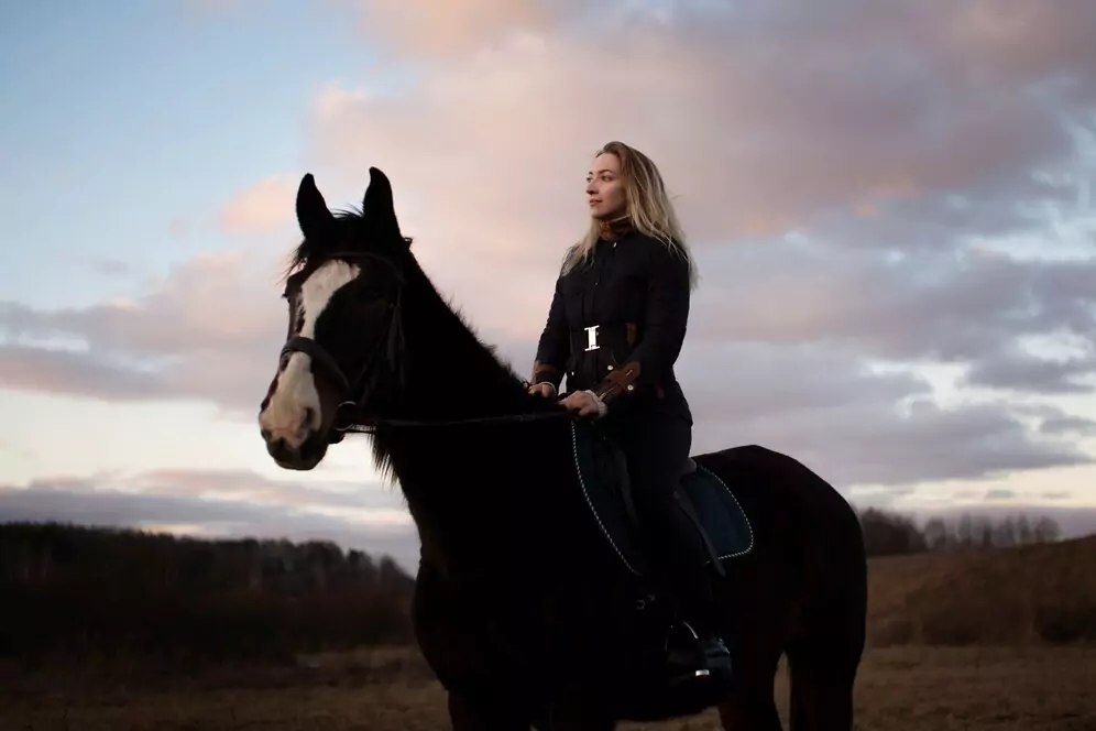 image of horseback riding